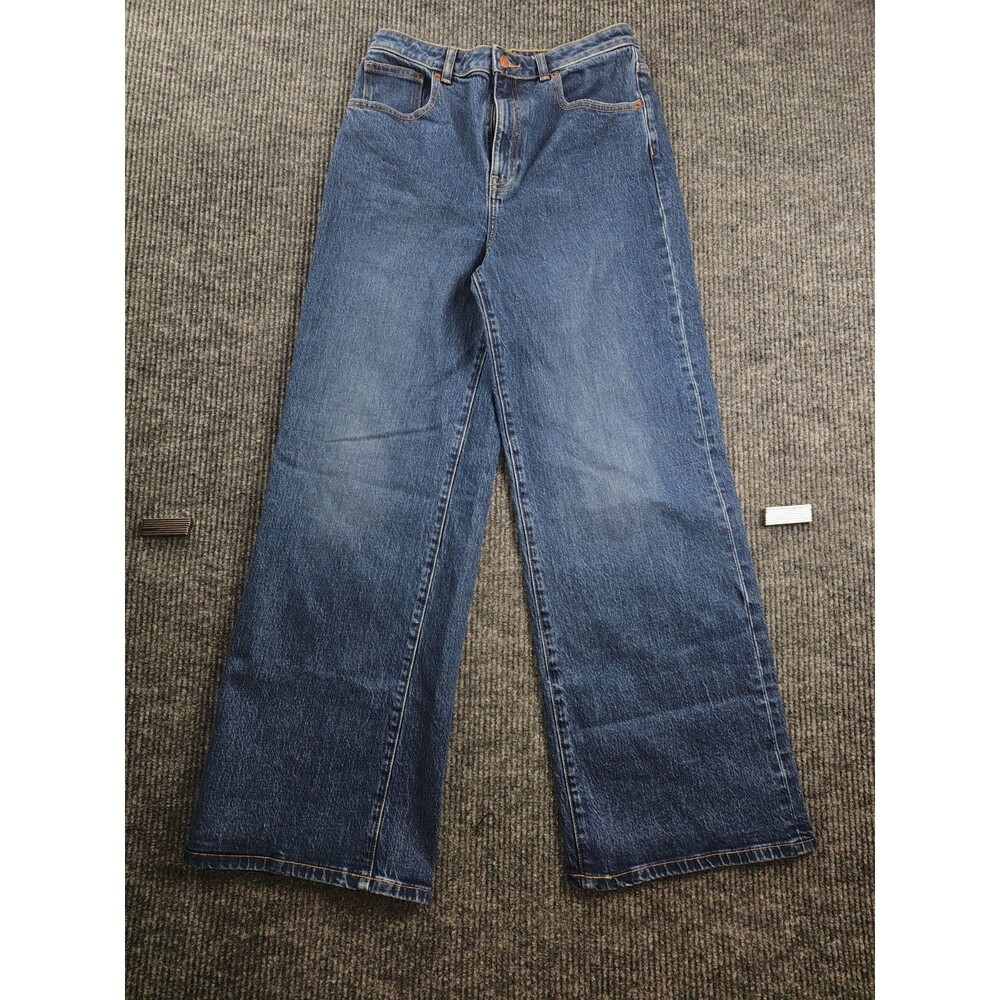 NWT Pink By Victoria's Secret High Rise Wide Leg Jeans Womens US Sz 10
